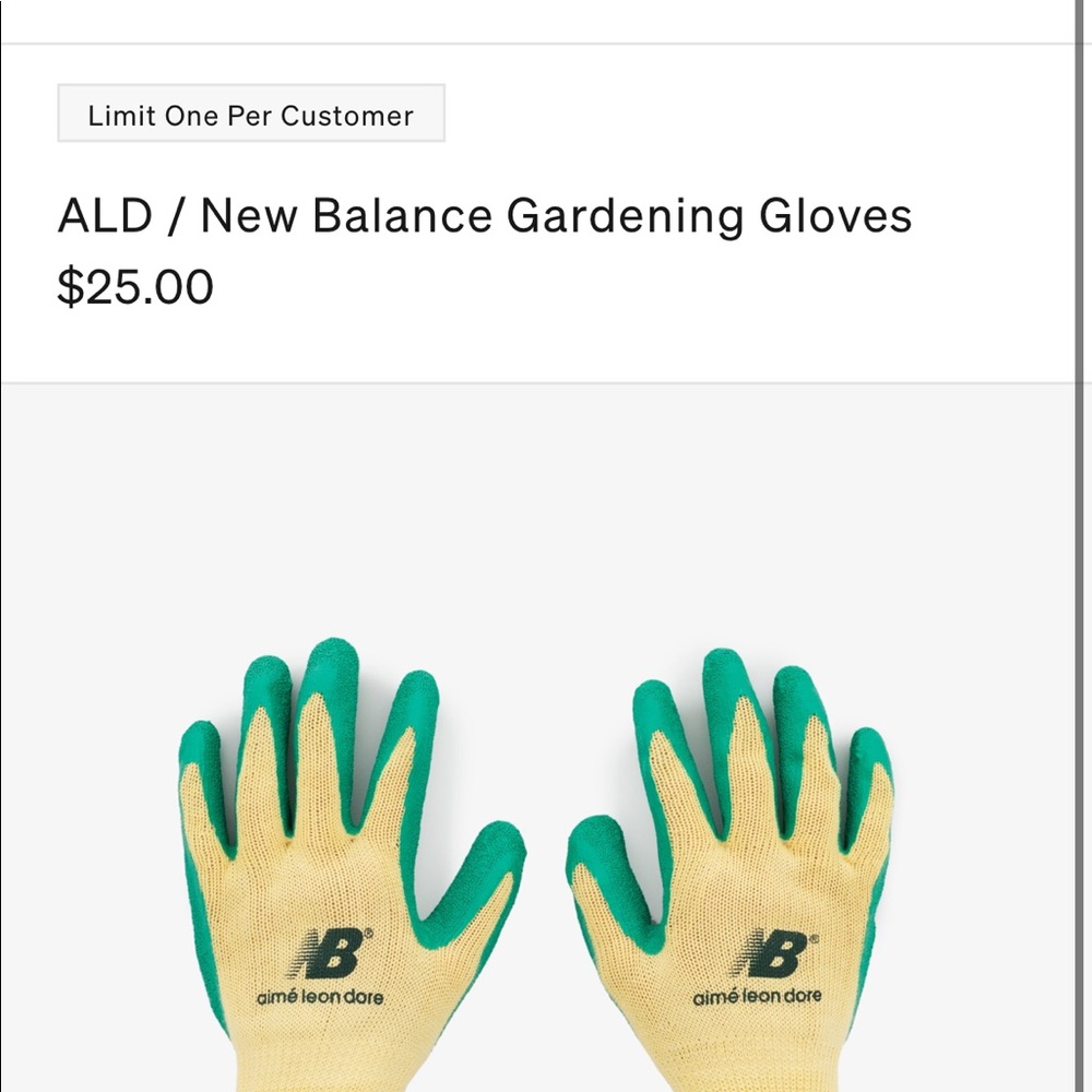 ALD new balance gardening gloves